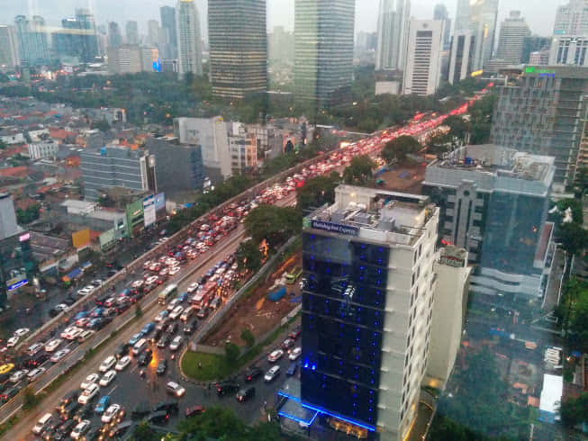 jakarta traffic jam